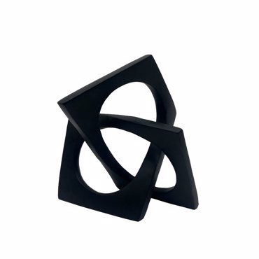 Liberta - Maison COMPLEX Διακοσμητικό Κόμπος Polyresin Μαύρο 22x14x23cm 031104