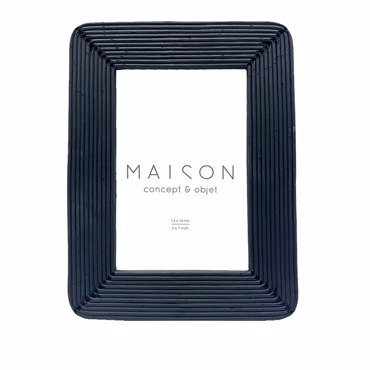 Liberta - Maison EDWARD Κορνίζα Resin Μαύρη 19x2x24cm (13x18cm) 031122