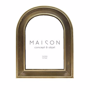 Liberta - Maison BENEDIC Κορνίζα Polyresin Χρυσή με Γυαλί 18x2x23cm 031134