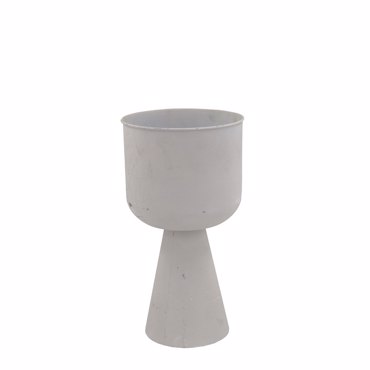 Liberta - Maison LINEAR 46 Κασπώ Μεταλλικό Λευκό Φ25x46cm 031499