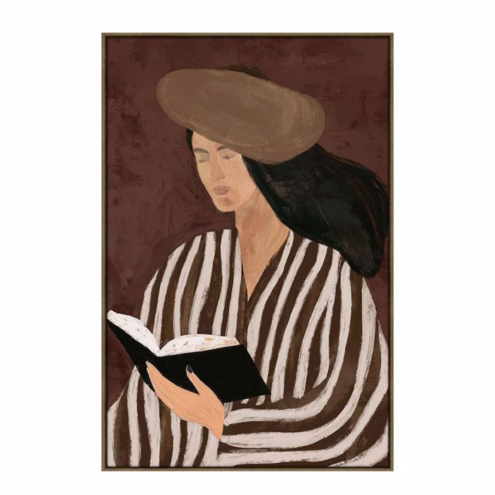 Liberta - Maison LITERARY CALM Pinakas Kambas Kafe me Korniza apo PP 80x4x120cm 033079