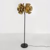 Liberta-Maison Blossom Fotistiko Epidapedio 49x49x149cm Metallo Brown Gold Mavro 033309