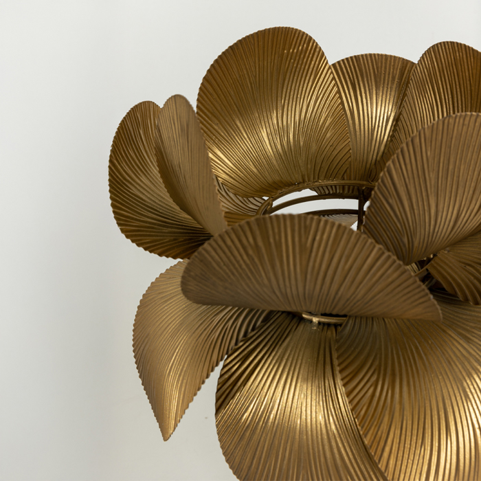 Liberta-Maison Blossom Fotistiko Epitrapezio 30x30x67cm Metallo Brown Gold 033361