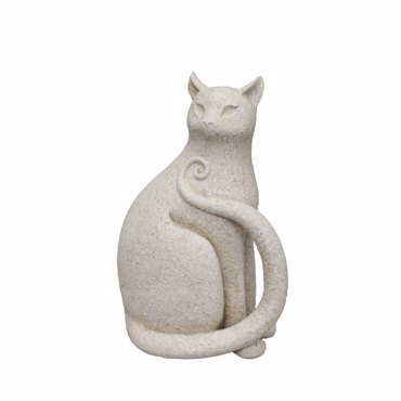 Liberta - Maison MILO Διακοσμητική Γάτα Polyresin Off White 17.8x11.5x26.5cm 034172