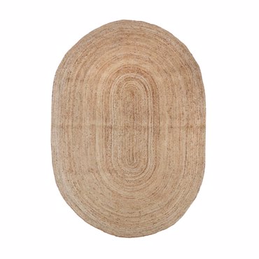 Liberta-Maison Magi Ovale Χαλί 160x230cm Γιουτα Μπεζ 034215