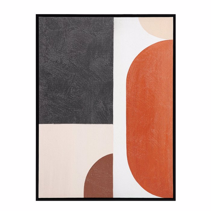Liberta - Maison VARME A Pinakas Kambas Poluxromos me Xulini Korniza Mavri 60x4x80cm 034233