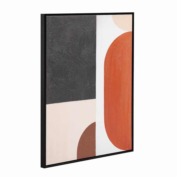 Liberta - Maison VARME A Pinakas Kambas Poluxromos me Xulini Korniza Mavri 60x4x80cm 034233