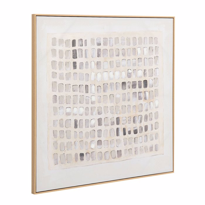 Liberta - Maison SIMPLICIT Pinakas Kambas Bez/Kafe me Xulini Korniza Fusiki 100x4x100cm 034236