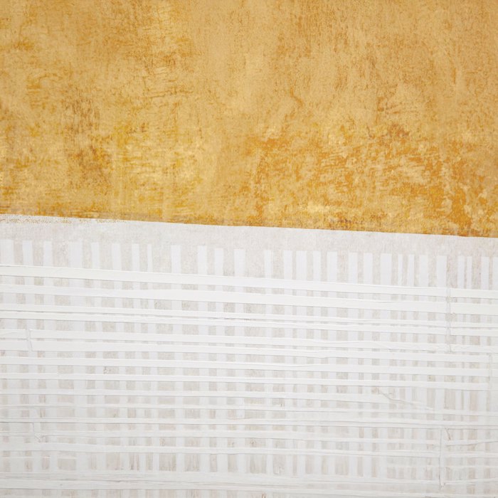 Liberta - Maison DUE MONDI Pinakas me Korniza Kambas Bez/Moustardi me Xulino Plaisio Mavro 90x4x120cm 034238