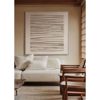 Liberta - Maison RAYA B Pinakas Kambas Bez/Kafe me Xulini Korniza Fusiki 100x4x100cm 034240