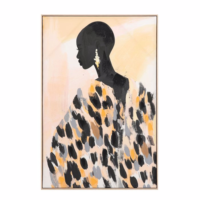 Liberta - Maison VOIX NOIRE Pinakas Kambas Poluxromos me Xulini Korniza Fusiki 80x4x120cm 034243