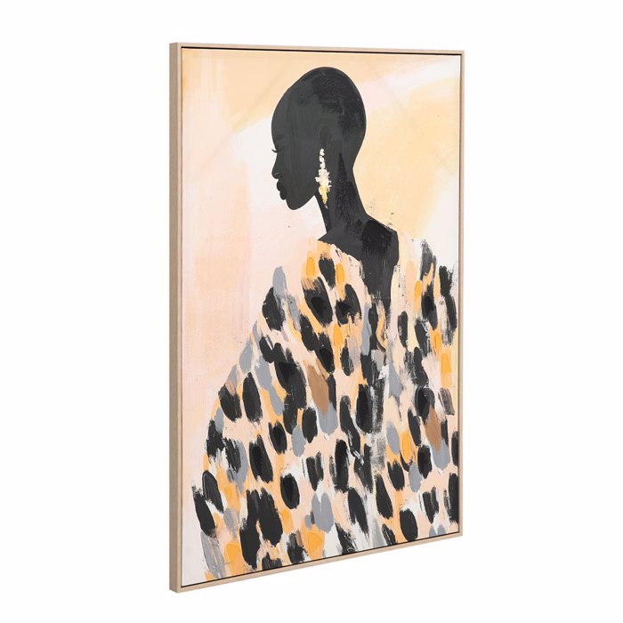 Liberta - Maison VOIX NOIRE Pinakas Kambas Poluxromos me Xulini Korniza Fusiki 80x4x120cm 034243
