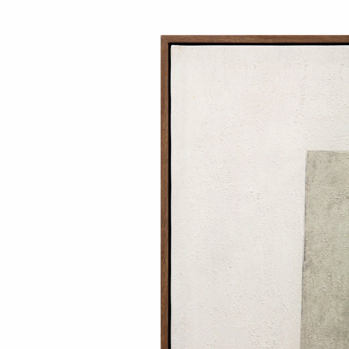 Liberta - Maison LINEAR Pinakas me Korniza Kambas Bez/Ggri-Mavro/Fusiko 90x4x120cm 034245