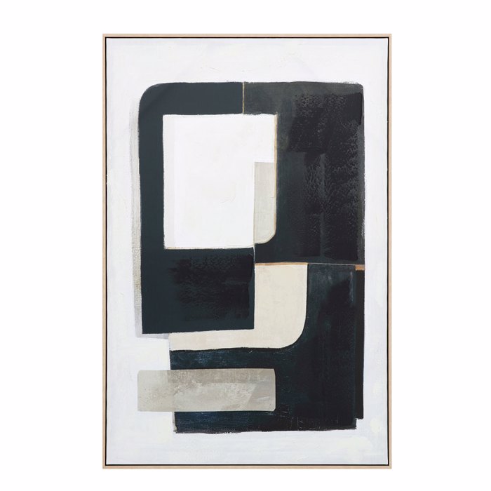 Liberta - Maison DEL SIL Pinakas me Korniza Kambas Mavros/Ggri-Mpez/Fusikos 80x4x120cm 034246