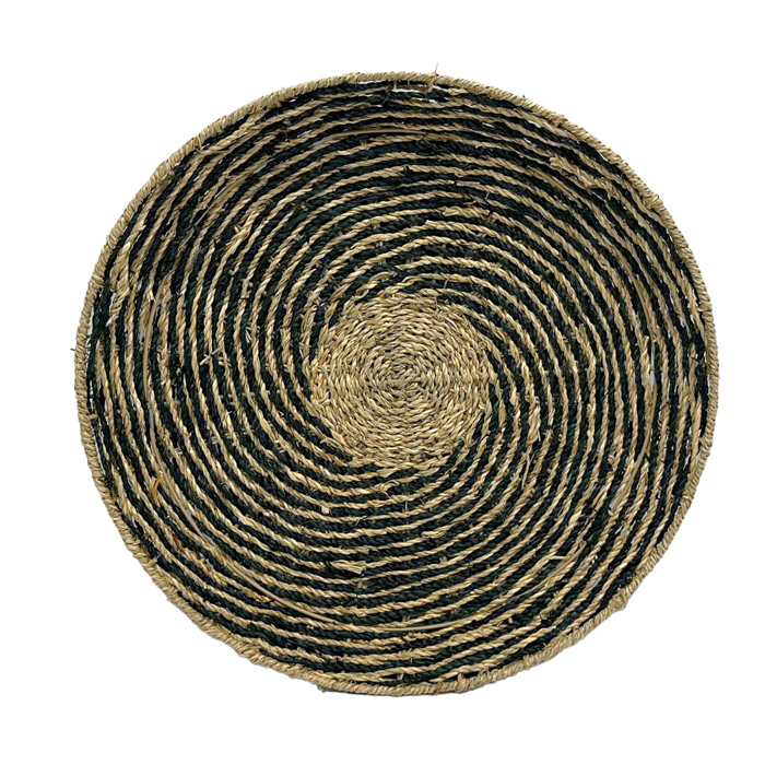 Liberta - Maison IRIS Diakosmitiko Toixou Seagrass Fusiko/Mavro F51x6cm 034322