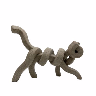 Liberta - Maison BELMA Διακοσμητικό Γάτα Polyresin Stone Μπεζ 29.8x7.7x21.6cm 034471