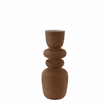 Liberta - Maison ZIRA Βάζο Κεραμικό Terracotta Φ16.5x41cm 034758