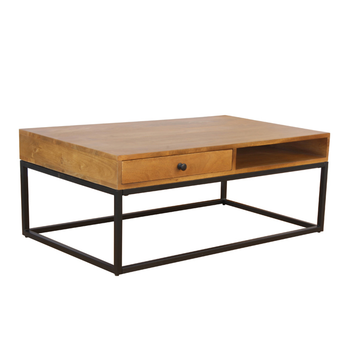 Liberta - Maison CASSETTO Coffee Table Karudi/Mavro me 1 Surtari 100x60x40cm 04-0960