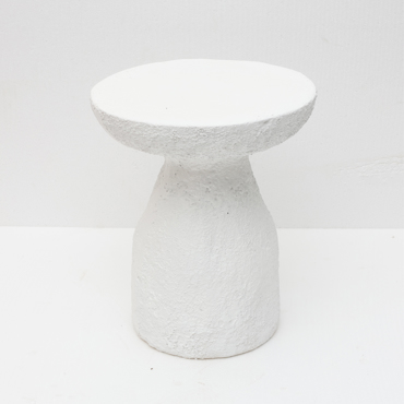 Liberta - Maison MY SUMMER Side Table Λευκό Φ40.5x48.5cm 04-1274