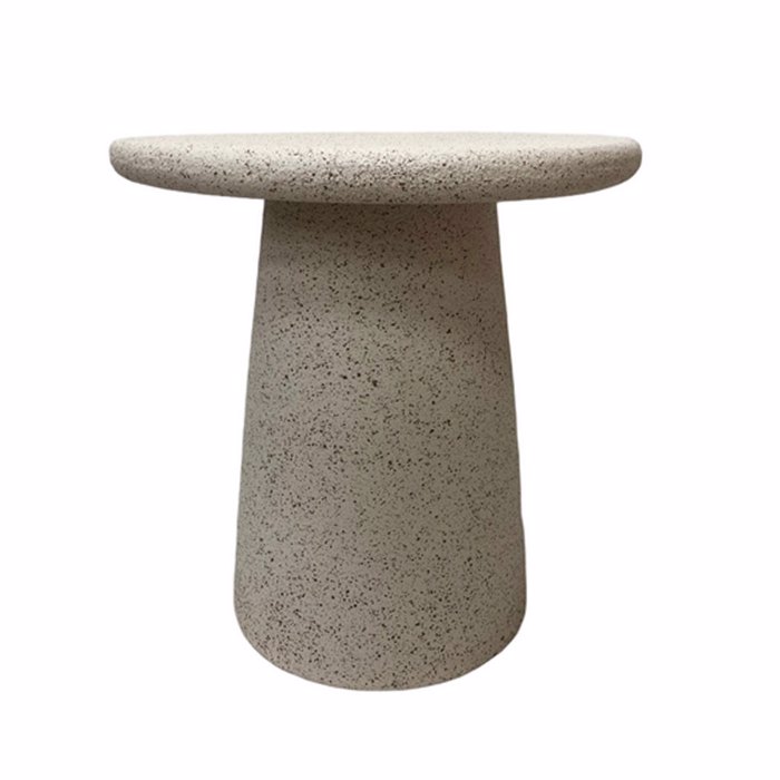 Liberta-Maison Sahara Side Table Sand Beige 47.5x47.5x48.5cm 04-1342