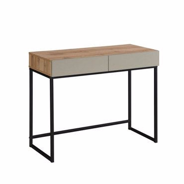 Liberta - Maison VERDE Κονσόλα με 2 Συρτάρια Φυσική/Μέντα 90x42x75cm 05-0774