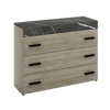 Liberta - Maison METROPOLIS Komota Sonoma Skouro/Petra me 3 Surtaria 105x45x78cm 09-1195