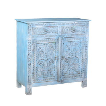 Liberta - Maison SIFNOS Κομότα με 2 Πόρτες και 2 Συρτάρια Γαλάζιο Decape 90x40x95cm 09-1443