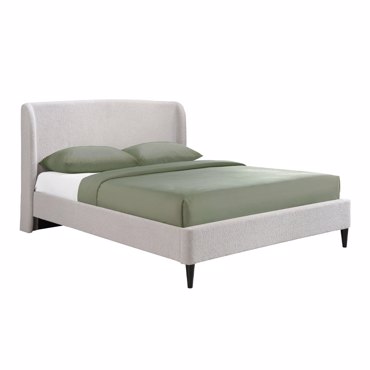 Liberta - Maison TEDDY Κρεβάτι Γκρι Ανοιχτό 221x171.5x111cm (για Στρώμα 160x200cm) 09-1747