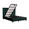 Liberta - Maison STICKS Krebati me Apothikeftiko Xoro Prasino 37-911 223x166x120cm (ga Stroma 160x200cm) 09-1771