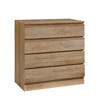 Liberta - Maison POLO Komota Oak me 4 Surtaria 76x40x81cm 09-1788
