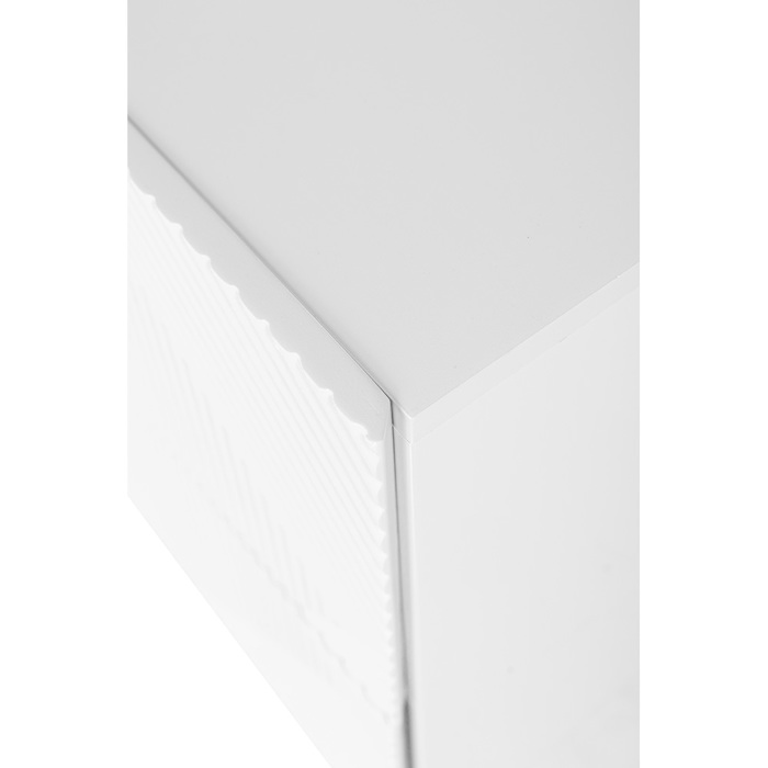 Liberta - Maison MEZZA LUNA Komodino Lefko me 2 Surtaria 55x45x52cm 09-1952
