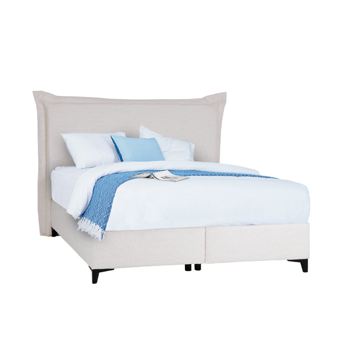 Liberta - Maison LONGWAVE Krebati me Apothikeftiko Xoro Off White 06-900 207x180x140cm (ga Stroma 160x200cm) 09-1991