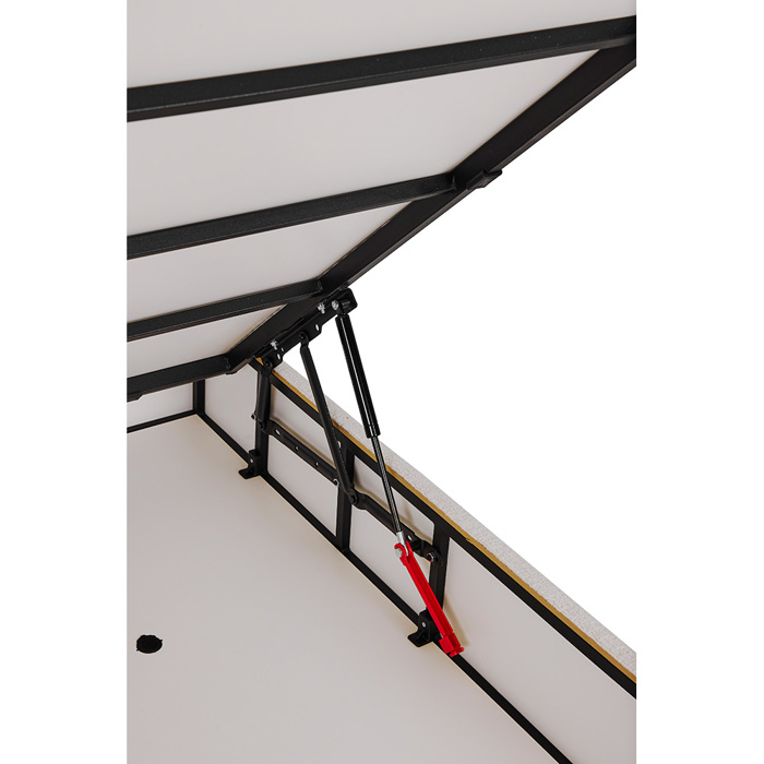 Liberta - Maison LONGWAVE Krebati me Apothikeftiko Xoro Off White 06-900 207x180x140cm (ga Stroma 160x200cm) 09-1991