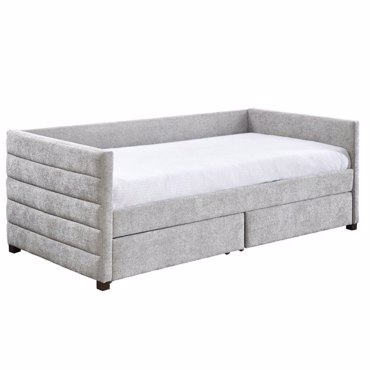 Liberta - Maison SUENO Καναπές Κρεβάτι Γκρι Ανοιχτό 209x99.5x76cm (Για Στρώμα 90x195cm) 09-2036