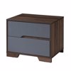 Liberta - Maison GROOVES Komodino Karudi/Ggri me 2 Surtaria 60x45x47cm 09-2045