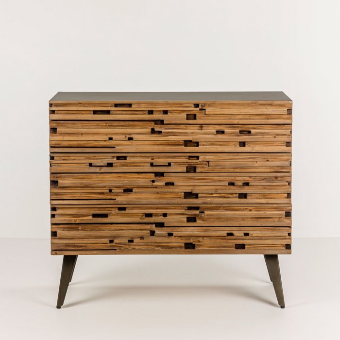 Liberta - Maison COAST Surtariera Mavri/Fusiki me 3 Surtaria 90x37x79cm 09-2066