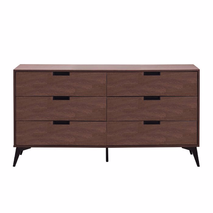 Liberta - Maison NUEZ Συρταριέρα Καρυδί με 6 Συρτάρια 137x39x83cm 09-2135 Liberta - Maison NUEZ Surtariera Karudi me 6 Surtaria 137x39x83cm 09-2135
