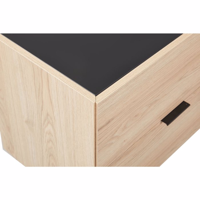 Liberta - Maison CUBIUS Κομοδίνο Φυσικό με 2 Συρτάρια 58x39x54.2cm 09-2136 Liberta - Maison CUBIUS Komodino Fusiko me 2 Surtaria 58x39x54.2cm 09-2136