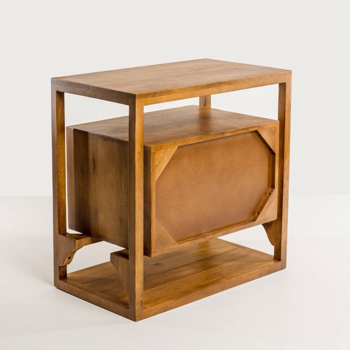 Liberta - Maison ELIS Komodino Fusiko me 3 Surtaria 65x38x65cm 09-2156