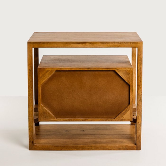 Liberta - Maison ELIS Komodino Fusiko me 3 Surtaria 65x38x65cm 09-2156