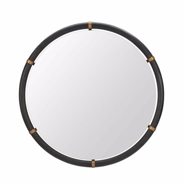 Liberta - Maison COLOMBO Καθρέπτης Μαύρος Φ100x4cm 11-0622