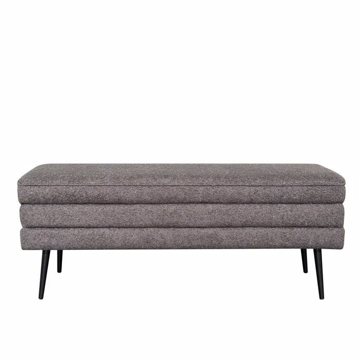 Liberta - Maison SLICES Σκαμπό με Αποθηκευτικό Χώρο Μαύρο 110x40x44cm 16-0803 Liberta - Maison SLICES Skampo me Apothikeftiko Xoro Mavro 110x40x44cm 16-0803