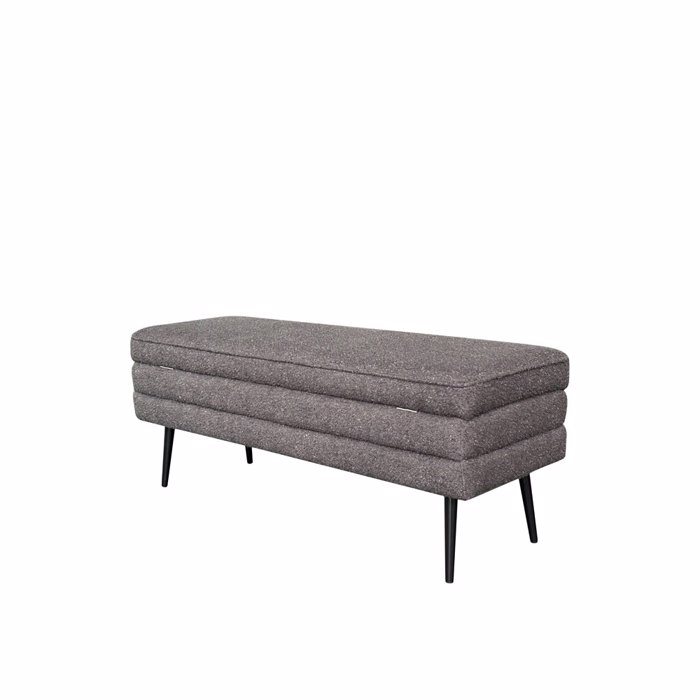 Liberta - Maison SLICES Σκαμπό με Αποθηκευτικό Χώρο Μαύρο 110x40x44cm 16-0803 Liberta - Maison SLICES Skampo me Apothikeftiko Xoro Mavro 110x40x44cm 16-0803