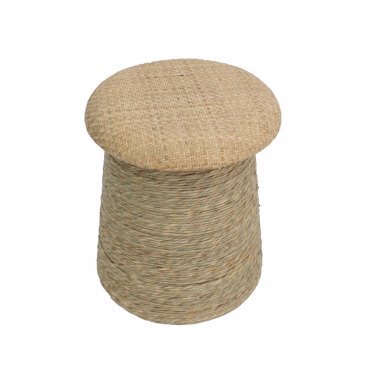 Liberta - Maison ROPE Σκαμπό Φυσικό Φ40x46cm 16-0875