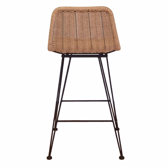 Liberta - Maison DENMARK Σκαμπό Bar Φυσικό 42x53x90cm 22-0163 Liberta - Maison DENMARK Skampo Bar Fusiko 42x53x90cm 22-0163