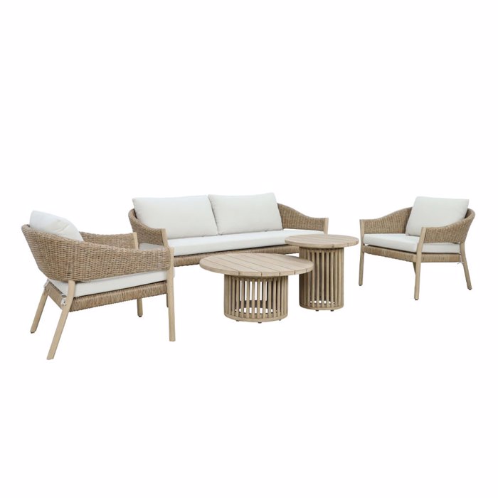 Liberta - Maison SUMATRA Coffee Table Φυσικό Φ80x38cm 22-0246 Liberta - Maison SUMATRA Coffee Table Fusiko F80x38cm 22-0246