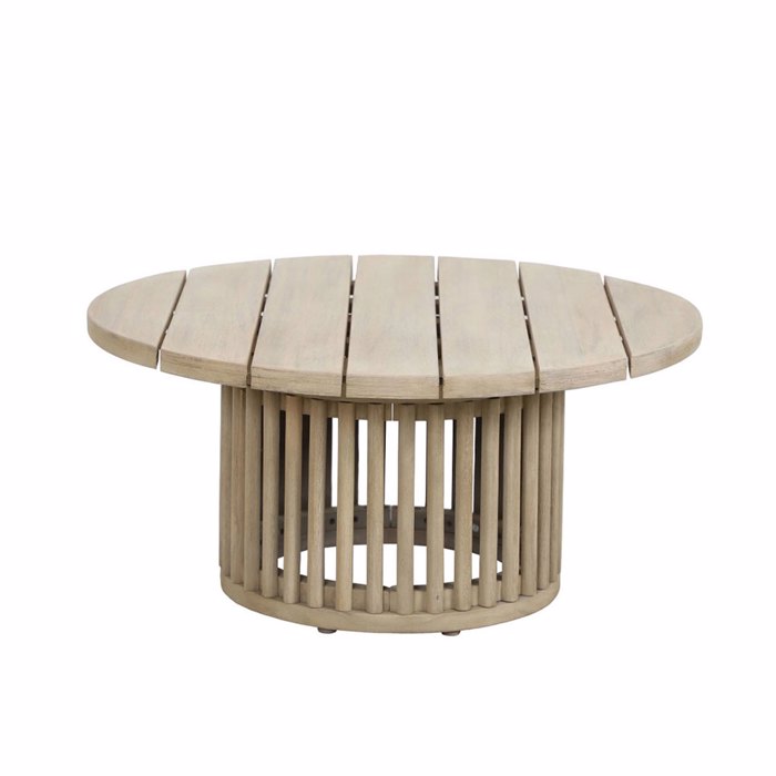 Liberta - Maison SUMATRA Coffee Table Φυσικό Φ80x38cm 22-0246 Liberta - Maison SUMATRA Coffee Table Fusiko F80x38cm 22-0246