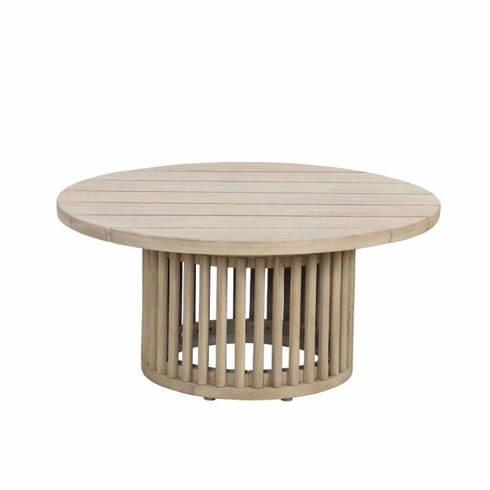 Liberta - Maison SUMATRA Coffee Table Φυσικό Φ80x38cm 22-0246 Liberta - Maison SUMATRA Coffee Table Fusiko F80x38cm 22-0246