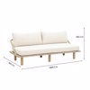 Liberta - Maison SIESTA Kanapes Krebati Fusiko/Cream 180x80x59cm 22-0276