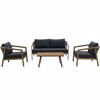 Liberta - Maison MADERA Set Saloniou Exoterikou Xorou Fusiko/Ggri 22-0291